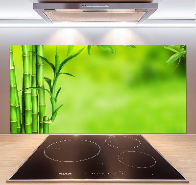 Cooker splashback Bamboo