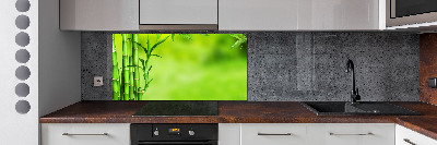 Cooker splashback Bamboo