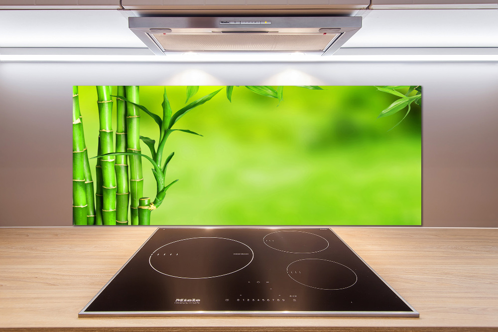 Cooker splashback Bamboo