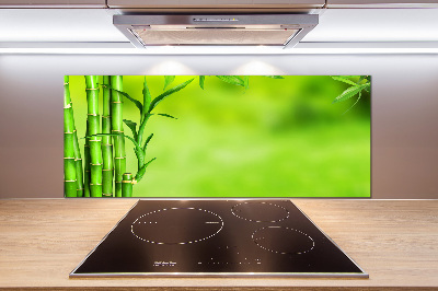 Cooker splashback Bamboo