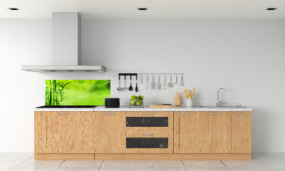 Cooker splashback Bamboo