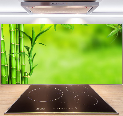 Cooker splashback Bamboo