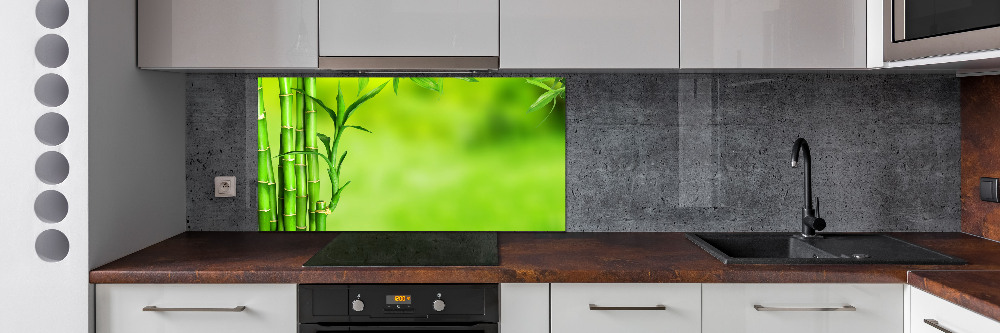 Cooker splashback Bamboo