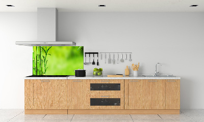 Cooker splashback Bamboo