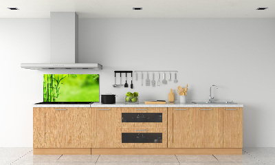 Cooker splashback Bamboo