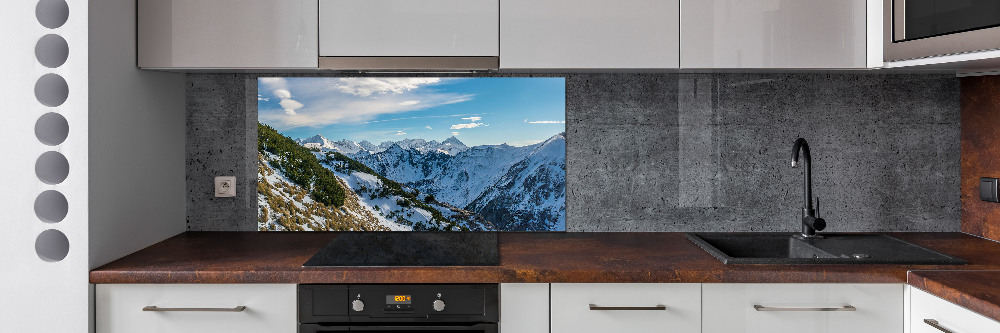 Cooker splashback Crown of the Tatra Mountains