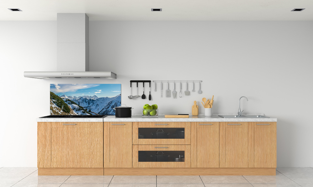 Cooker splashback Crown of the Tatra Mountains