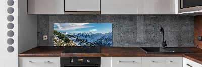 Cooker splashback Crown of the Tatra Mountains