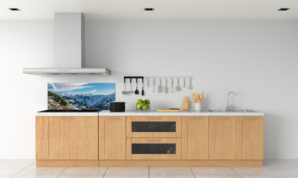 Cooker splashback Crown of the Tatra Mountains