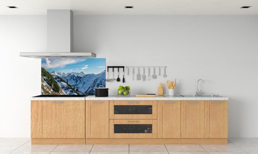 Cooker splashback Crown of the Tatra Mountains