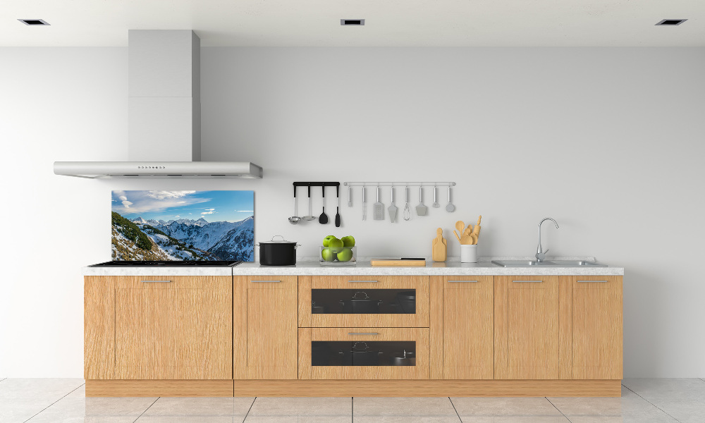 Cooker splashback Crown of the Tatra Mountains