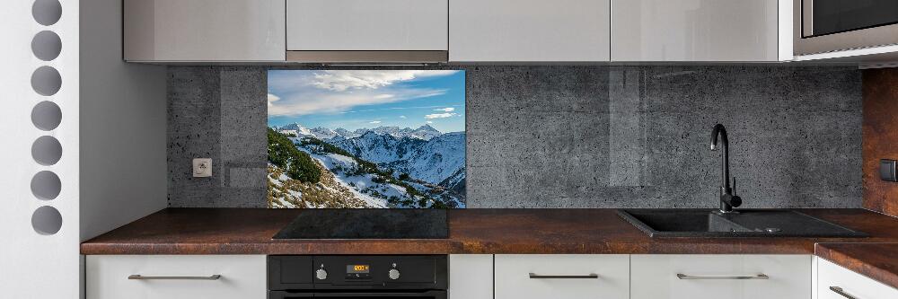 Cooker splashback Crown of the Tatra Mountains