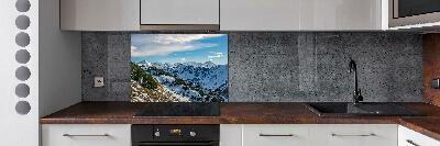 Cooker splashback Crown of the Tatra Mountains