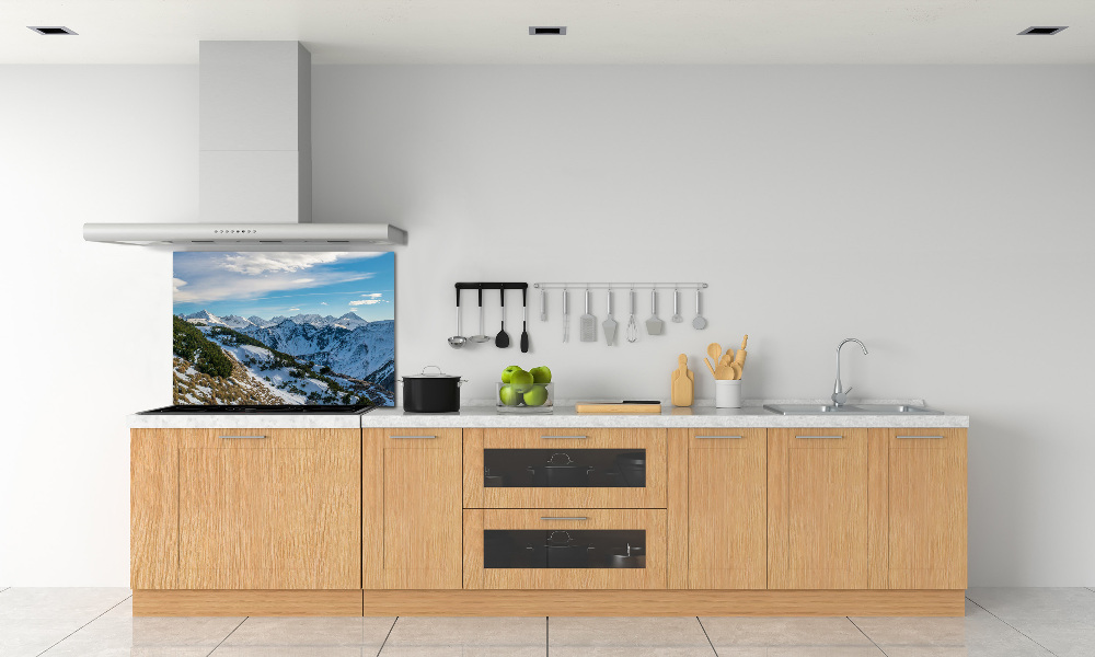 Cooker splashback Crown of the Tatra Mountains