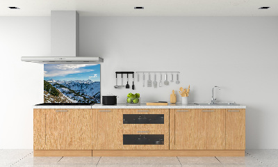 Cooker splashback Crown of the Tatra Mountains