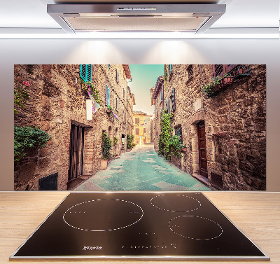 Hob splashback Italian streets