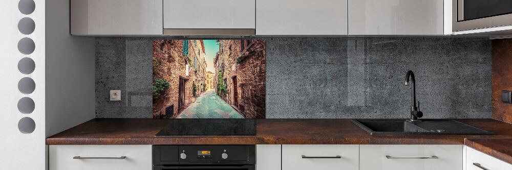 Hob splashback Italian streets