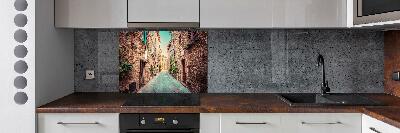 Hob splashback Italian streets