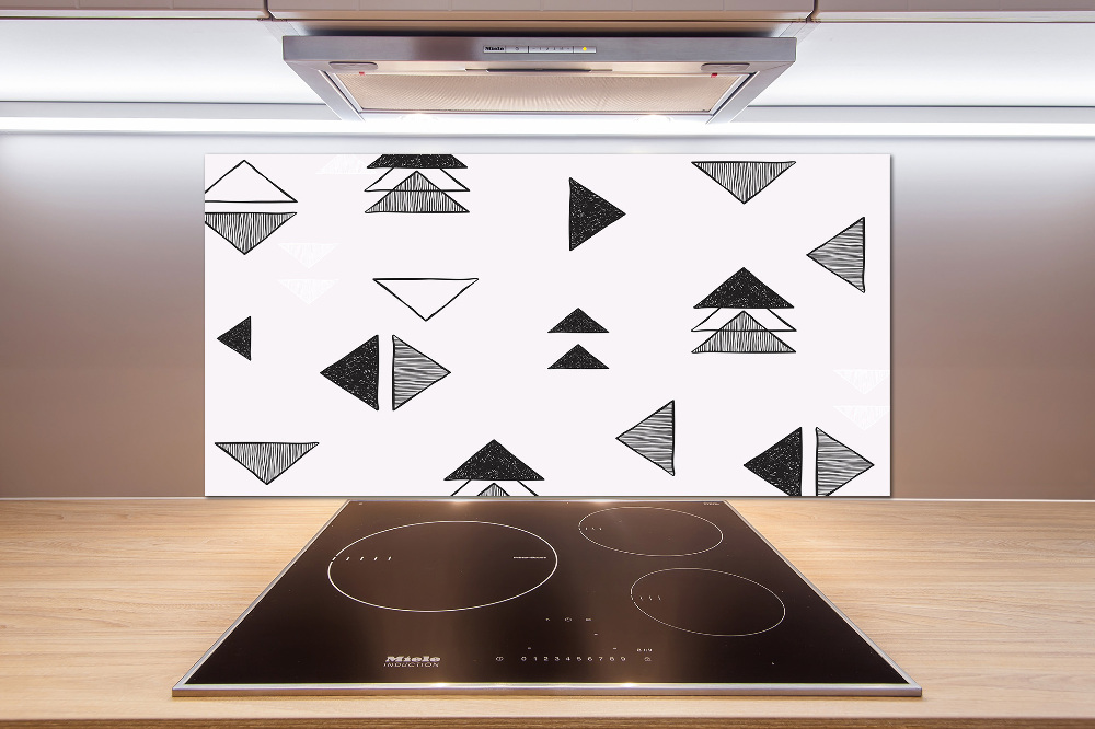 Cooker splashback Triangles