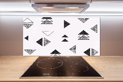 Cooker splashback Triangles