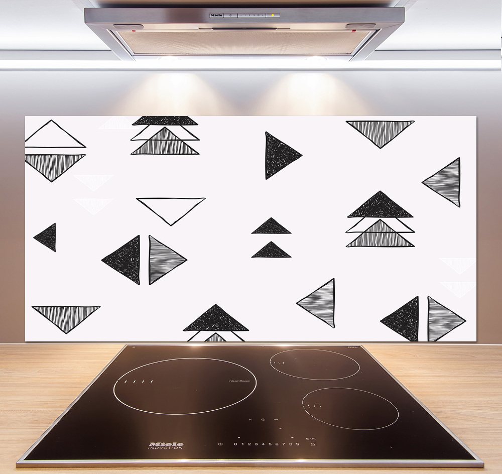 Cooker splashback Triangles