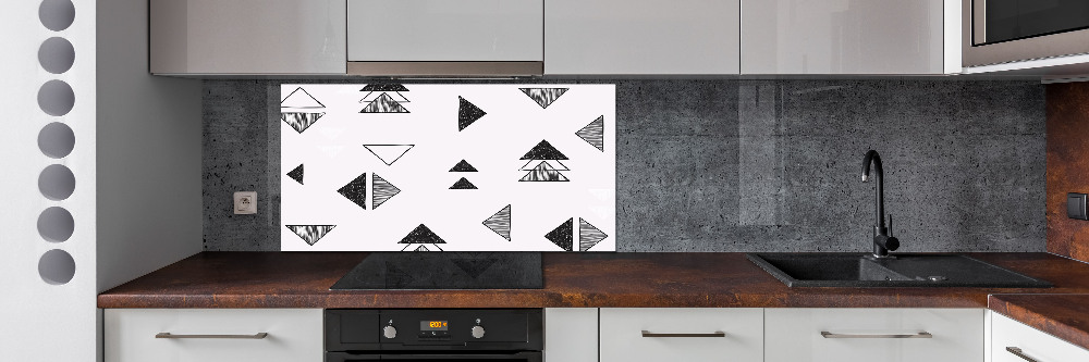 Cooker splashback Triangles