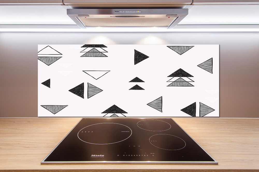 Cooker splashback Triangles