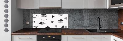 Cooker splashback Triangles