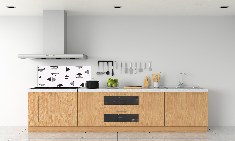 Cooker splashback Triangles