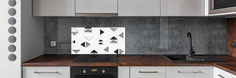 Cooker splashback Triangles