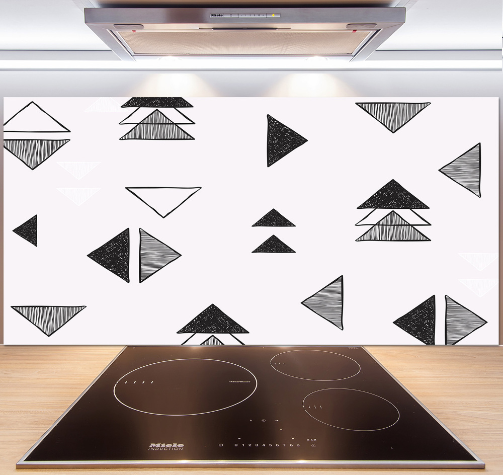 Cooker splashback Triangles