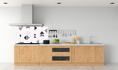 Cooker splashback Triangles