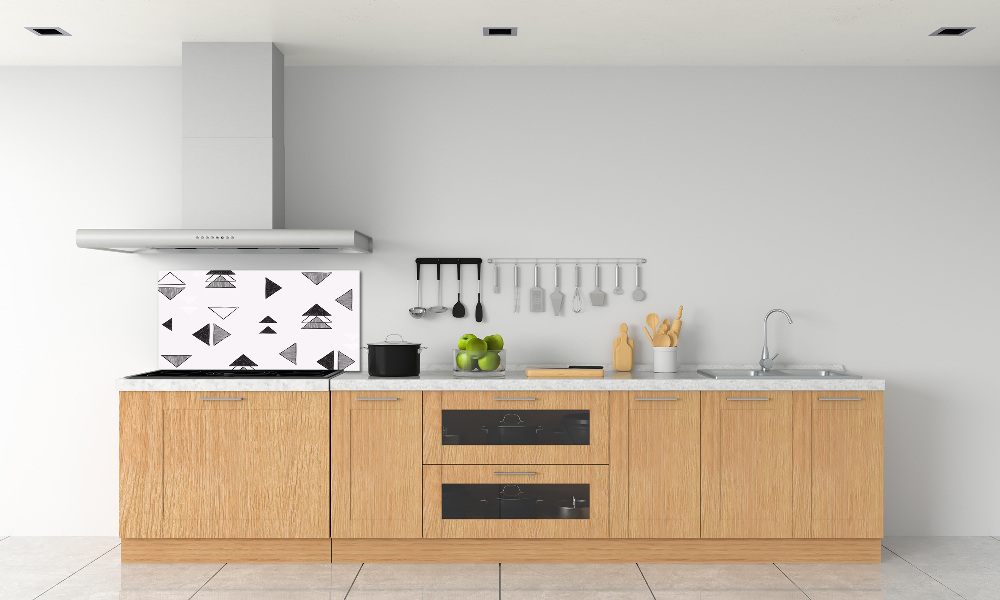 Cooker splashback Triangles