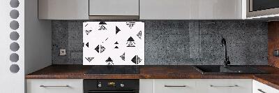 Cooker splashback Triangles