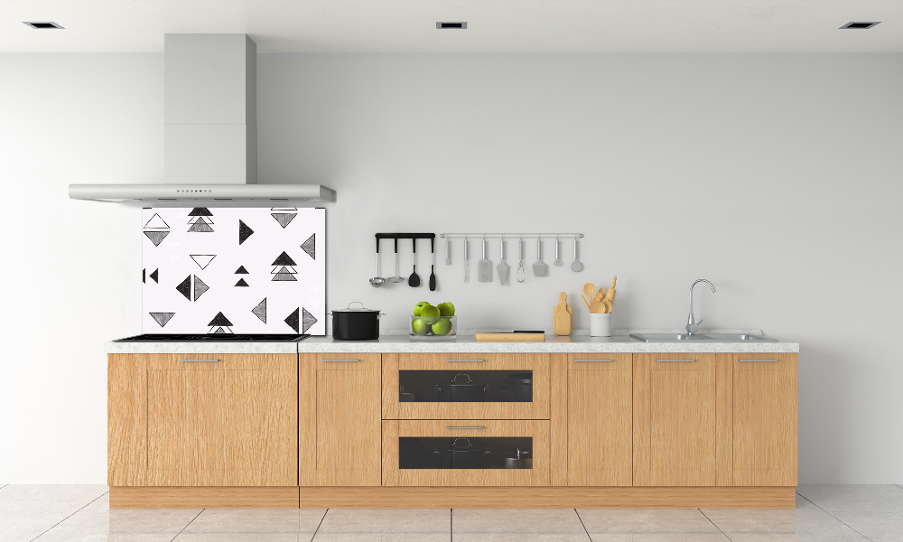 Cooker splashback Triangles