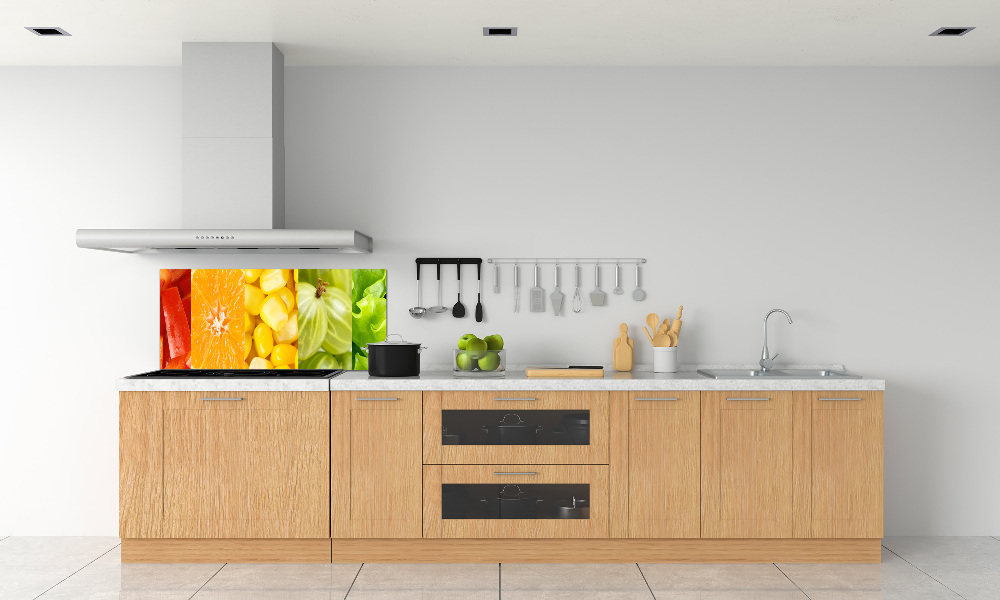 Cooker splashback Fruits and vegetables