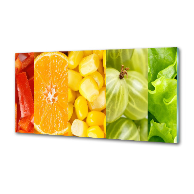 Cooker splashback Fruits and vegetables