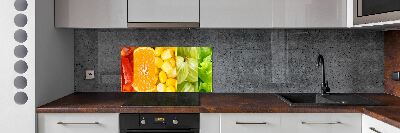 Cooker splashback Fruits and vegetables