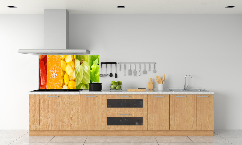 Cooker splashback Fruits and vegetables