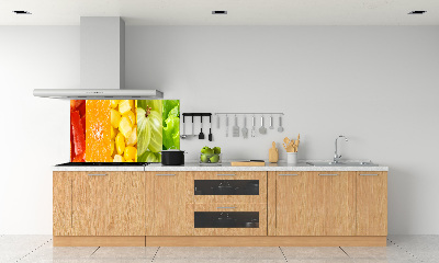 Cooker splashback Fruits and vegetables