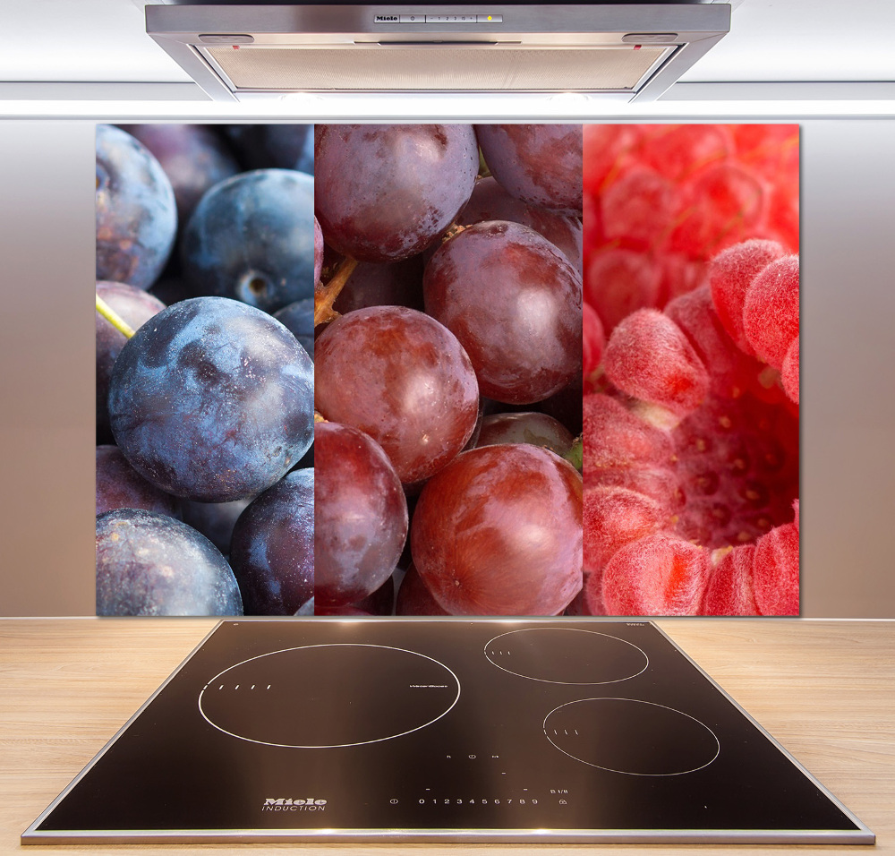 Cooker splashback Fruits and vegetables