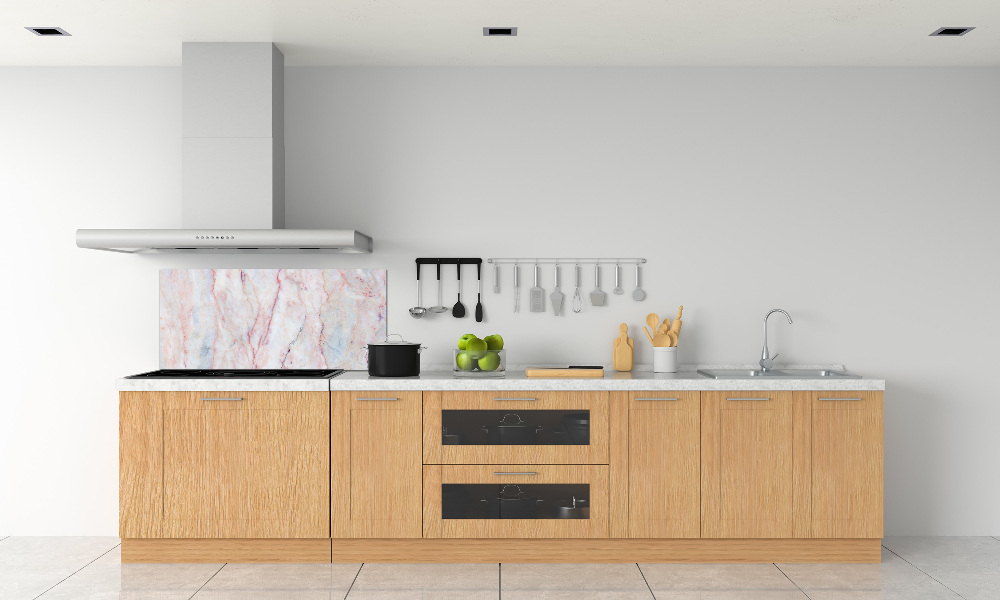 Cooker splashback Marble