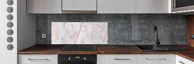 Cooker splashback Marble