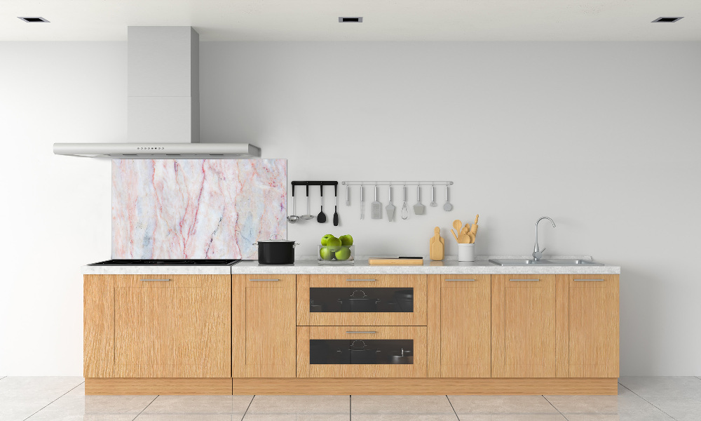 Cooker splashback Marble