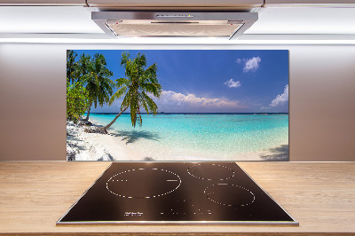 Cooker splashback Panorama of the beach