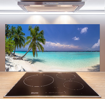 Cooker splashback Panorama of the beach