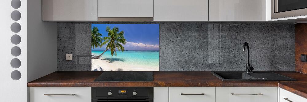 Cooker splashback Panorama of the beach