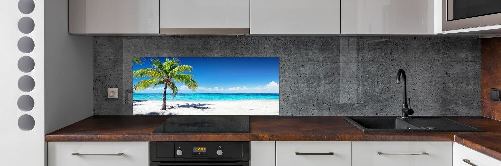 Cooker splashback Tropical beach