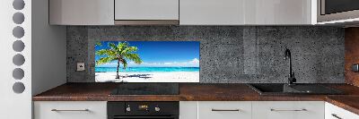 Cooker splashback Tropical beach