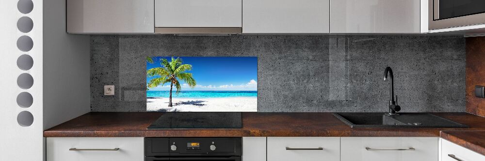 Cooker splashback Tropical beach